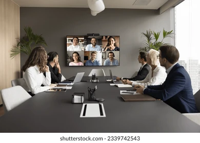 A team of freelancers collaborating on a project.